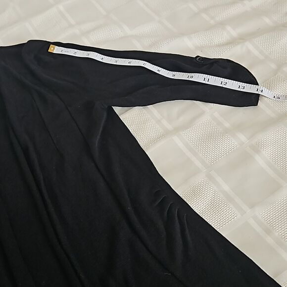 Le Chateau Casual Open-Front Cardigan Black XS - Picture 9 of 16